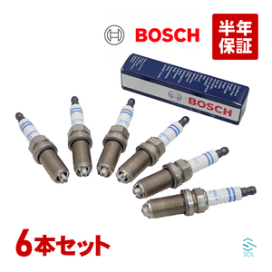 BOSCH スパークプラグ 6本セット 1台分 スーパー ポルシェ 911 ボクスター ケイマン パナメーラ 99917013090 99917012290