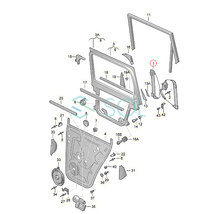 VW トゥアレグ(7LA 7L6 7L7) リア ウインドウレギュレーター 右側 7L0839462D 出荷締切18時_画像2