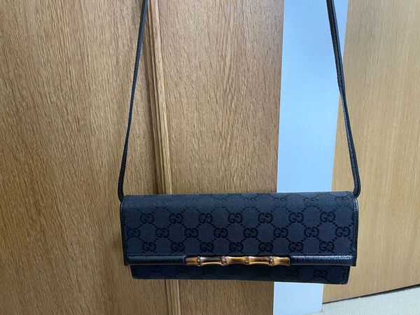 GUCCIバンブーショルダーバック