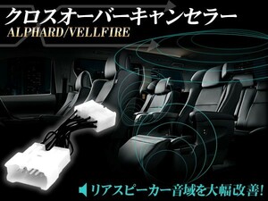 クロスオーバーキャンセラー 20 ヴェルファイア 前期 5.1ｃｈシアターシステム スライドドアスピーカー 全音域出力 簡単装備・カプラーオン