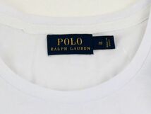 メール便250円 POLO Ralph Lauren ポロラルフローレン レディス レディース ワンポイント プリント ストレッチ Tシャツ 460/USサイズ S_画像3