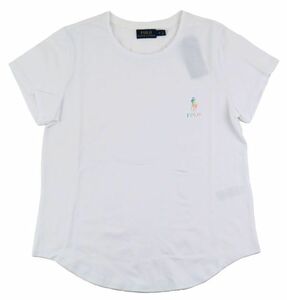 メール便250円 POLO Ralph Lauren ポロラルフローレン レディス レディース ワンポイント プリント ストレッチ Tシャツ 460/USサイズ XS