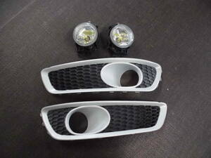 BP5 Legacy latter term turbo for B specifications bumper for foglamp * cover left right set white paint equipped 