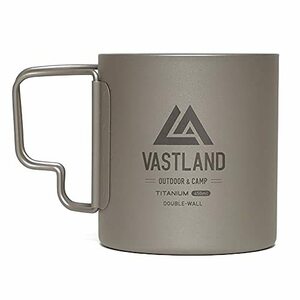 VASTLAND(ヴァストランド) チタンマグカップ ダブル 450ml