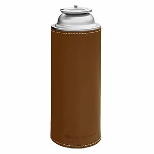 BLUECRAFT CB缶 ガス缶カバー 保護 保温 遮熱 火力安定化 ヴィーガンレザー カセットボンベ カートリッジ ドレスアップ ケース