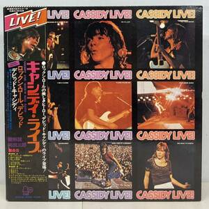 CASSIDY, DAVID デビッド・キャシディ/ CASSIDY LIVE! (LP) 国内盤 絵柄違いのカラーポスター付き (g277)