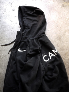 23ss 最新 NY購入/M/BLACK/Nike Dry-Fit FullZip Swoosh Hoodie ''CAMPIONE'' Big Print Hoodie/GYM/ジム