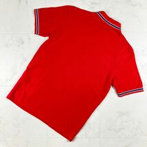 新品未使用 FRED PERRY フレッドペリー PETER BLAKE 希少 コラボポロシャツ 半袖トップス メンズ 赤 レッド サイズ36*DC119_画像4