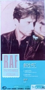 日本盤8cmCDシングル/RAF ラフ/Inevitabile Follia 恋ひとすじ