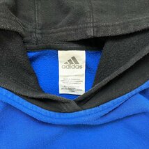 アディダス パーカー ブルー adidas 古着 メンズ XL ラグラン スポーツ_画像4