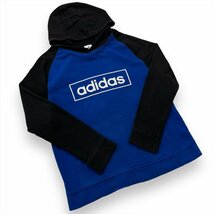 アディダス パーカー ブルー adidas 古着 メンズ XL ラグラン スポーツ_画像10