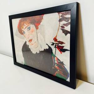 【黒額付きポスター】egon schiele エゴン・シーレ③ (新品)