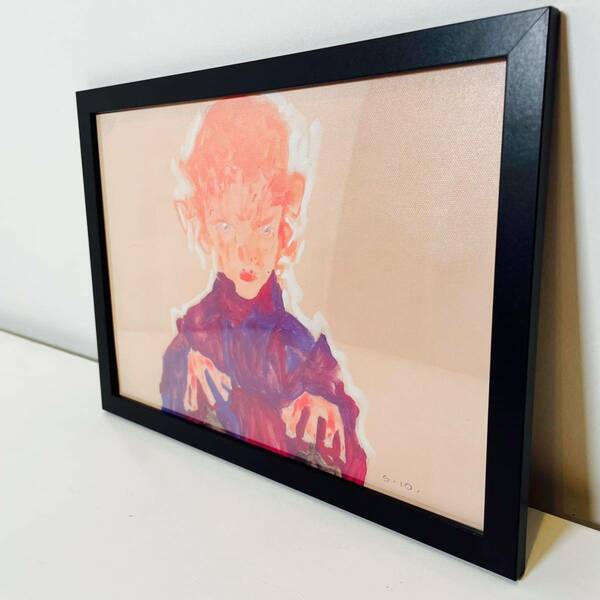 【黒額付きポスター】egon schiele エゴン・シーレ④ (新品)