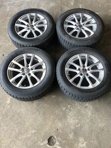 溝アリ! GOODYEAR スタッドレス ICENAVI 215/60 16 6.5J 45 PCD112 5H VW専用 ビートル パサート トゥーラン