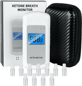 GDbow Ketosis 検知器 Keto 呼吸ケトンメーター Ketones 測定器 ケトンテスター ケトンテスター ケトンメーター （マウスピース10個付き）