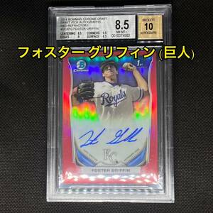 Topps Bowman Chrome 読売ジャイアンツ フォスター グリフィン 5/5 直筆サインカード トレカ 野球