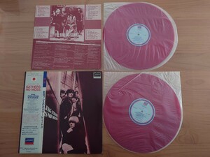 ★The Rolling Stones★Gathers No Moss ★2LPレコード★カラーレコード★帯付★帯、歌詞カード汚れあり★中古品 