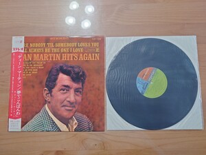 ★ディーン・マーティン Dean Martin★夢でこんばんわ★Hits Again★帯付★LPレコード★中古品