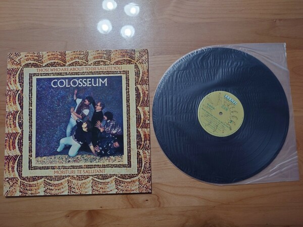 ★Colosseum コラシアム・ファースト・アルバム★Those Who Are About To Die Salute You★LPレコード★見本盤★汚れあり★中古品★SAMPLE