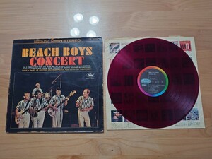 ★ビーチ・ボーイズ Beach Boys★コンサート CONCERT★CP7176★ジャケット等破損あり、書き込みあり、汚れあり★LP★赤盤★中古品