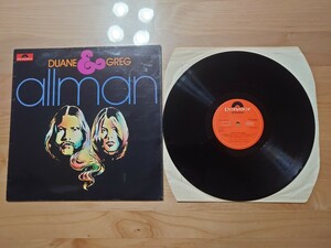 ★Duane & Greg Allman オールマン・ブラザーズ・バンド★LPレコード★中古品★ジャケット経年傷み、汚れ ★英国盤★UK盤