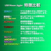 USB マウスジグラー ZERO!! スクリーンセーバーキラー #1 在宅勤務 テレワーク 遠隔授業 Mouse Jiggler Mover_画像6