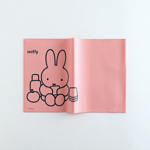 ミッフィー miffy PVC ブックカバー 本カバー ピンク 文庫本サイズ 日本製