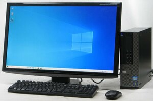 DELL Optiplex 790-2400SF # 27 inch liquid crystal set # i5-2400/DVDROM/ space-saving /DisplayPort/Windows10 desk top 