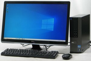 DELL Optiplex 790-2400SF # 24 inch liquid crystal set # i5-2400/DVDROM/ space-saving /DisplayPort/Windows10 desk top 