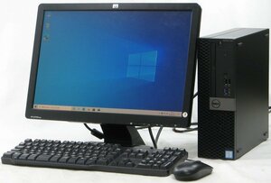 DELL Optiplex 7050-7700SF # 19 -inch wide liquid crystal set # i7-7700/DVD multi / no. 7 generation / space-saving /Windows10 desk top 