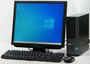 DELL Optiplex 790-2400SF ■ 19インチ 液晶セット ■ i5-2400/DVDROM/省スペース/DisplayPort/Windows10 デスクトップ