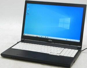 富士通 Lifebook A576/N FMVA1200G ■ i5-6200U/SSD/DVDマルチ/無線/第6世代/テンキー/Windows10 ノートパソコン #40