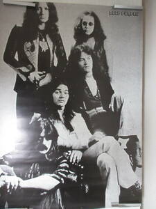 P20190 A1ポスター Deep Purple ディープパープル ワーナーパイオニア 洋楽 ハードロック ロックバンド モノクロ