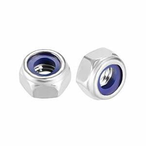 六角ロックナット M5 x 0.8mm 316ステンレススチール 高さ5mm 20個入り