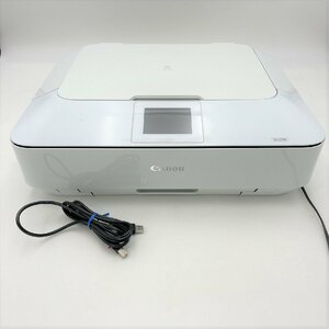 CANON キャノン PIXUS インクジェットプリンター MG6330 通電のみ確認 ホワイト USBコード付 部品取りなど 無線LAN 【道楽】