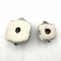 メキシコ トナラ焼 カメ 亀 かめ 2点セット 親子 陶器 メキシコ雑貨 民芸品 サイン有 土産 スーベニア 置物 飾り物 【道楽札幌】_画像10