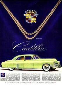 ◆1941年の自動車広告　キャデラック8　Cadillac　GM