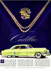 *1941 year. automobile advertisement Cadillac 8 Cadillac GM