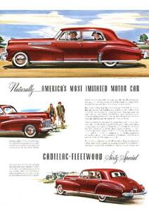 *1941 year. automobile advertisement Cadillac 3 Cadillac GM