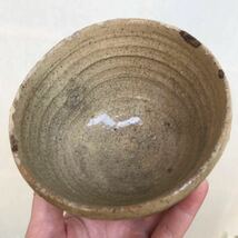 時代　奥高麗茶碗　割高台・合箱　/ 検: 時代物　茶碗　高麗茶碗 奥高麗　熊川茶碗　萩　瀬戸　共箱・仕覆_画像3