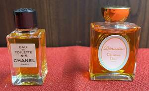 ＃3803【未使用】CHANEL NO5香水4.5ml/ディオールディオリシモミニ/【中古】Hermsイリスパフュームドボディムース/オードトワレロールオン