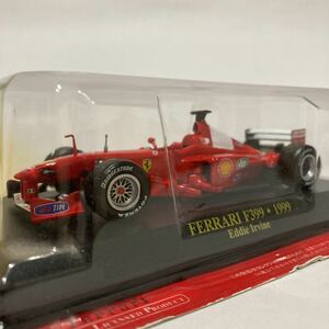 アシェット 公式フェラーリF1コレクション 1/43 Ferrari F399 1999年 Eddie Irvine #4 GP マシン ミニカー エディー・アーバイン