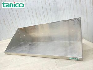 tanico 吊り棚 ステンレス W1010×D350×H300 ネジ穴あり 平棚 三角棚 厨房用品 タニコー 業務用 収納 壁掛け棚 壁付け ラック 即日配送