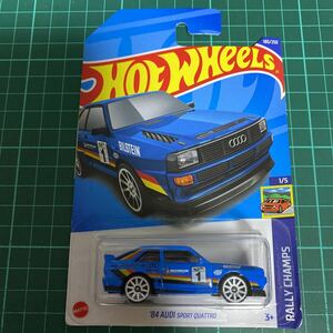 ホットウィール Hot Wheels '84 AUDI SPORT QUATTRO