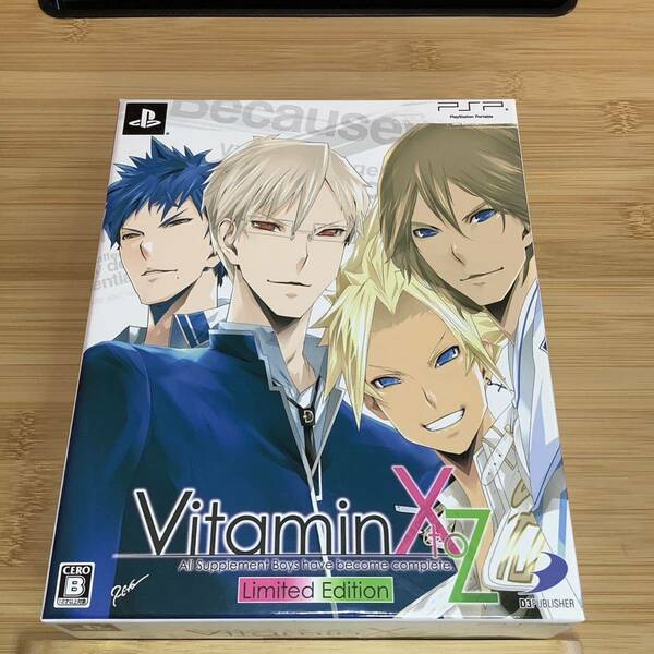 【PSP】 Vitamin XtoZ [Limited Edition］