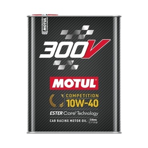 MOTUL（モチュール）300V COMPETITION 10W40 2L 新パケージ 300V CHRONO 代替 エンジンオイル 100%化学合成オイル (正規品)