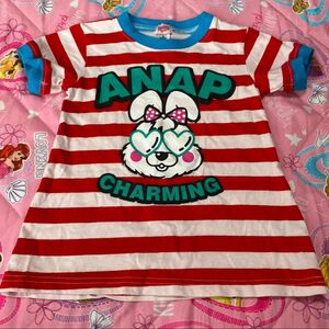 ANAP KIDS Tシャツ 100cm 半袖 女の子