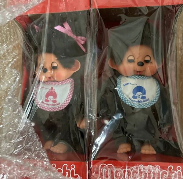 海外限定 スリープアイ モンチッチ 希少 セキグチ 男の子 女の子 2体 Monchhichi