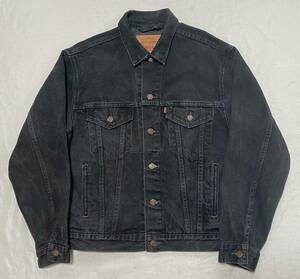 90s Levi's リーバイス 70507　4159　SMALL　ブラック デニム ジャケット　サルファ 黒　