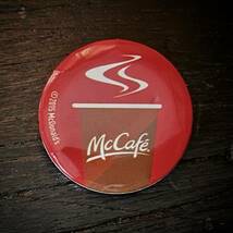 US　Mcdonald's マクドナルド　マックカフェ　缶バッジ　バッジ　ピンバッジ　mcd-44_画像1